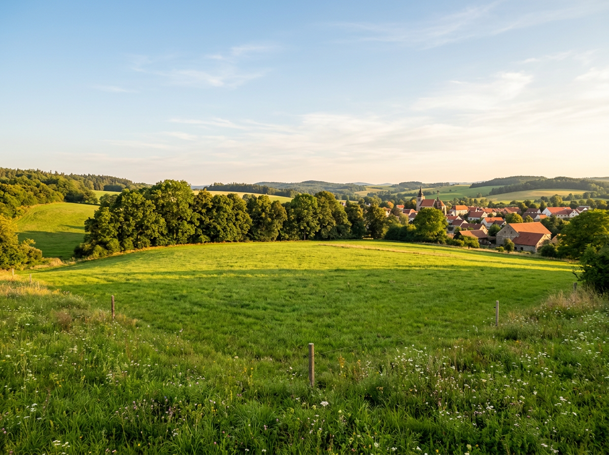 Stavební pozemek v otevřené krajině na Prostějovsku